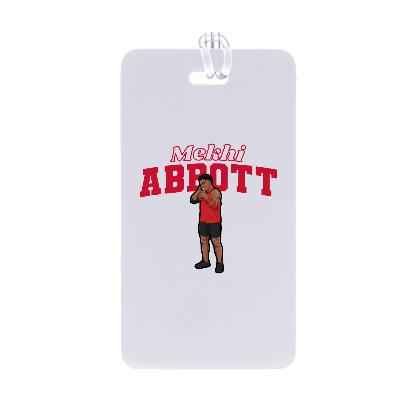 Bag Tag — Name Arch in Classic
