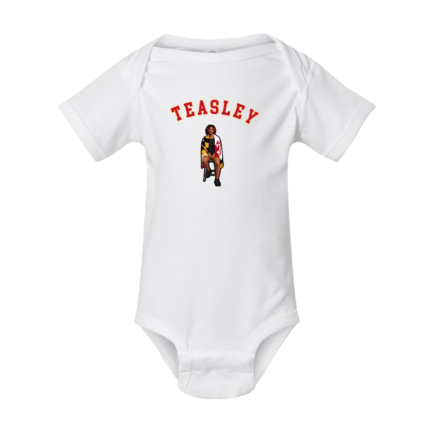 Baby Onesie — Shirsey Arch in White