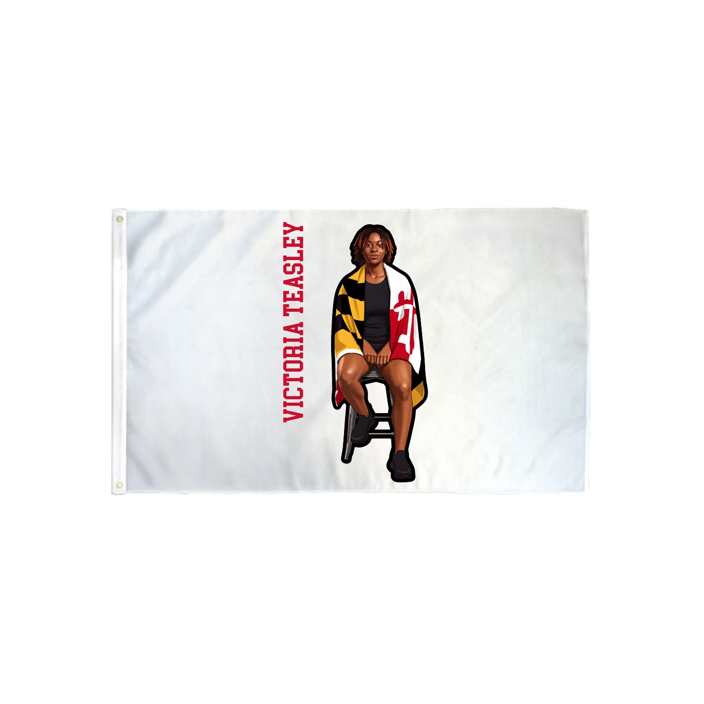 3x5 Flag — Name Vertical in Classic