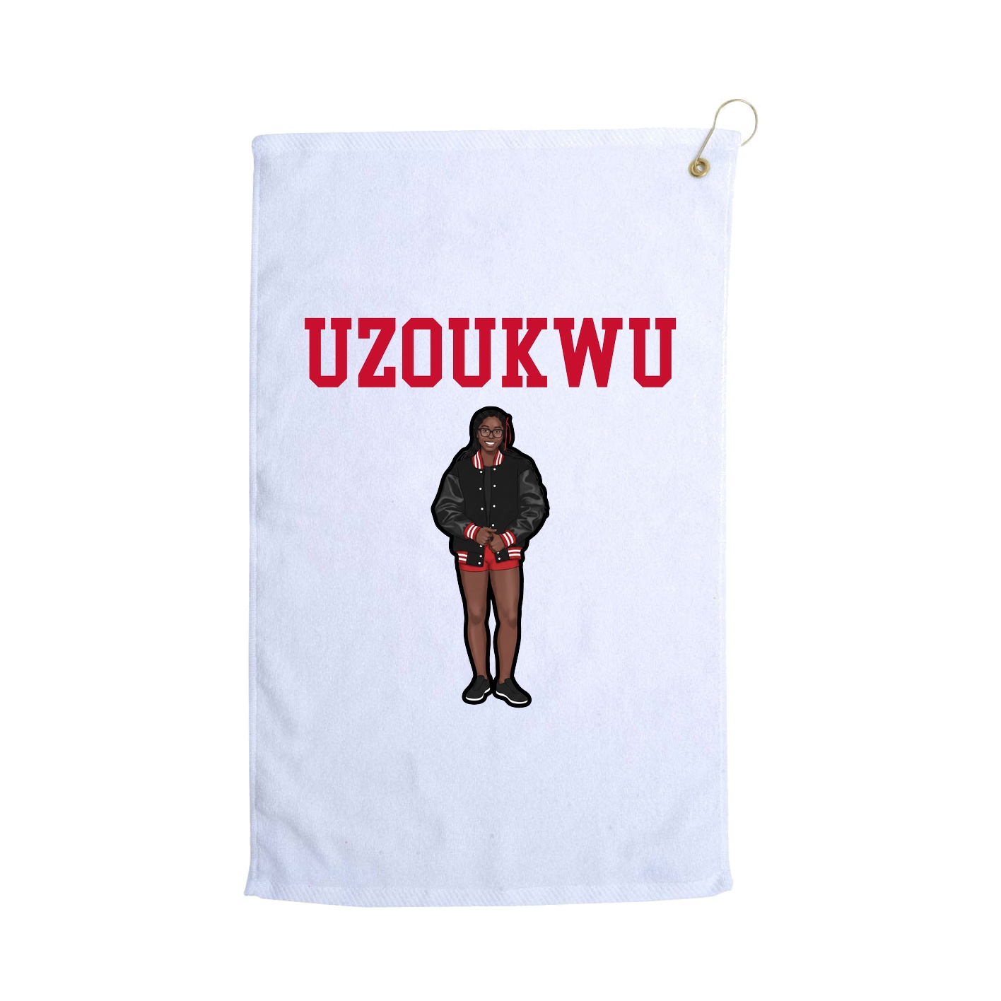 Golf Towel — Shirsey in White
