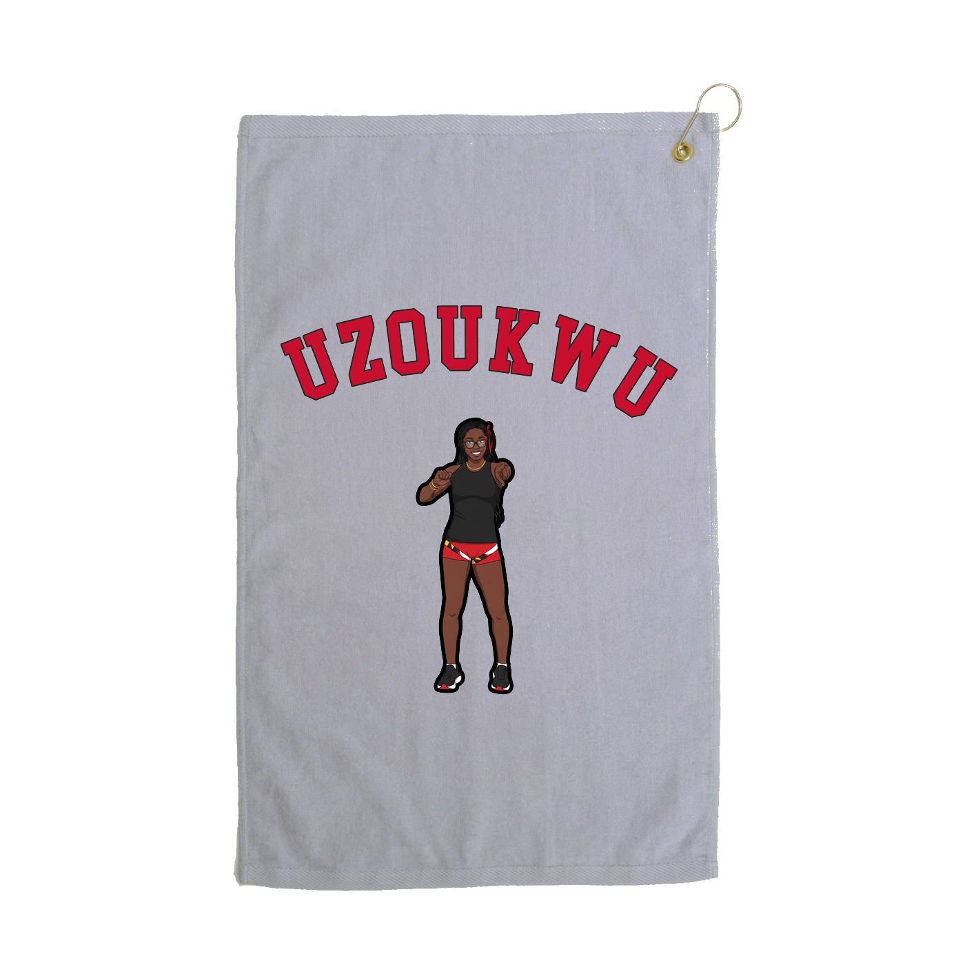 Golf Towel — Shirsey Arch in Grey
