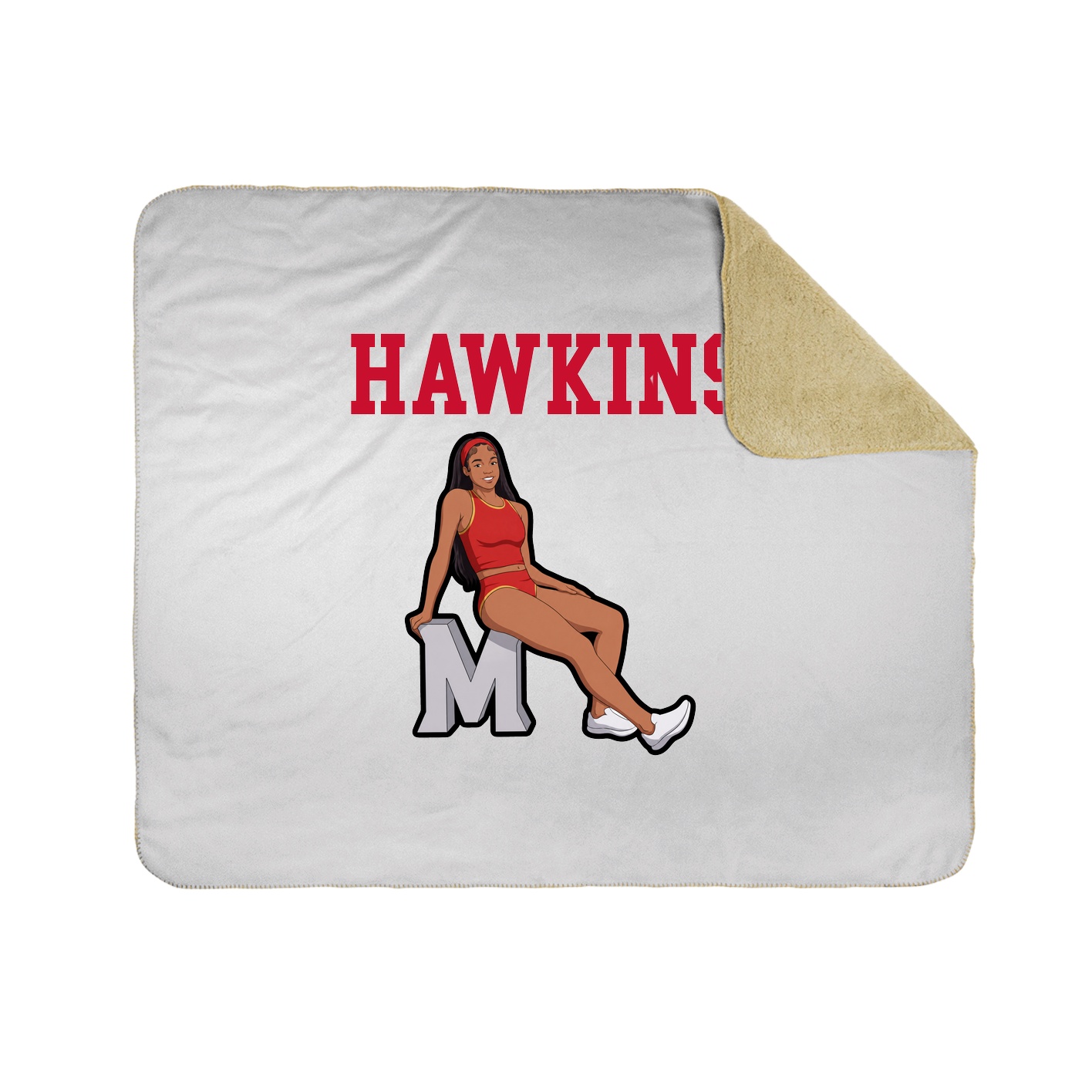 Throw Blanket — Shirsey in White