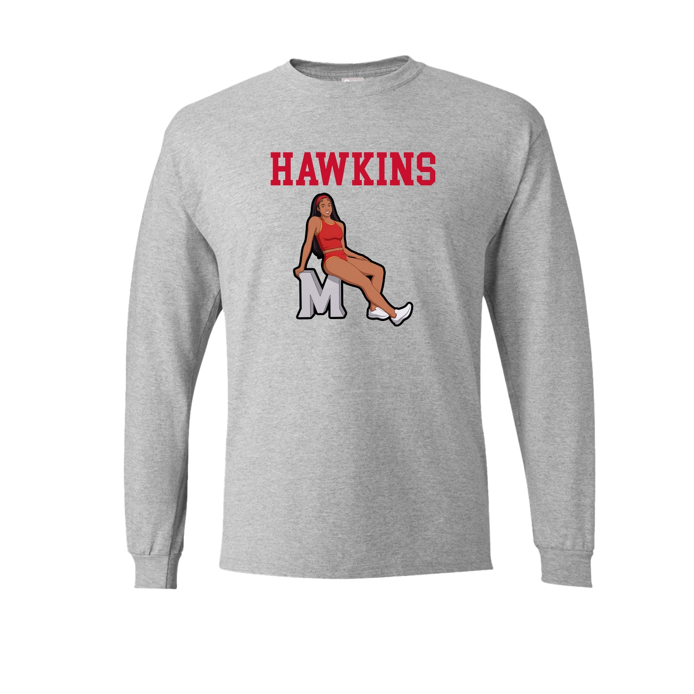 Long Sleeve Tee — Shirsey in Grey