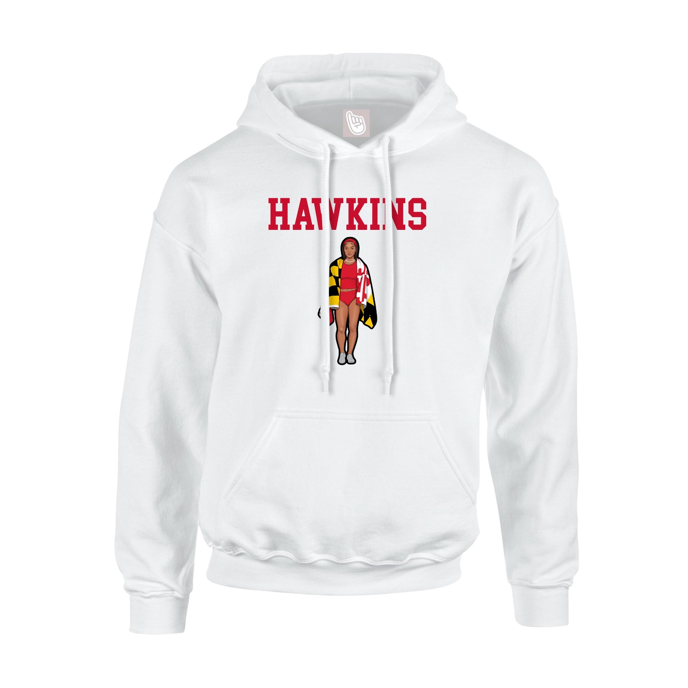 Youth Hoodie — Shirsey in White