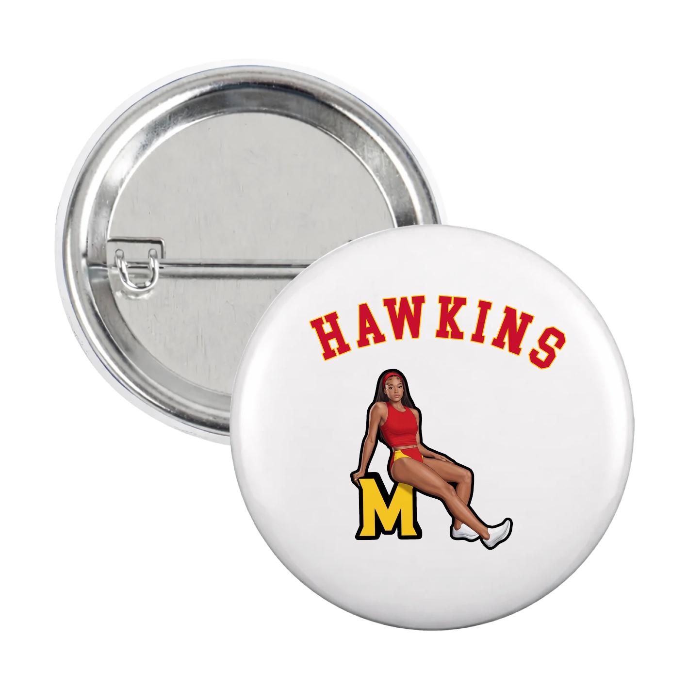 Game Day Button — Shirsey Arch in White