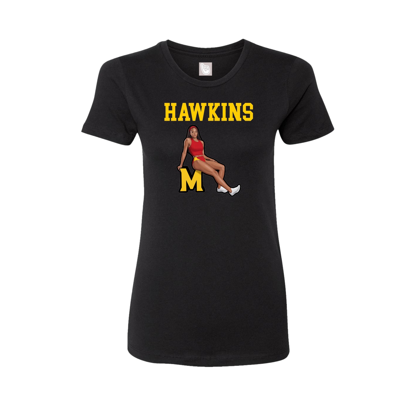 Fitted Women's Tee — Shirsey in Black