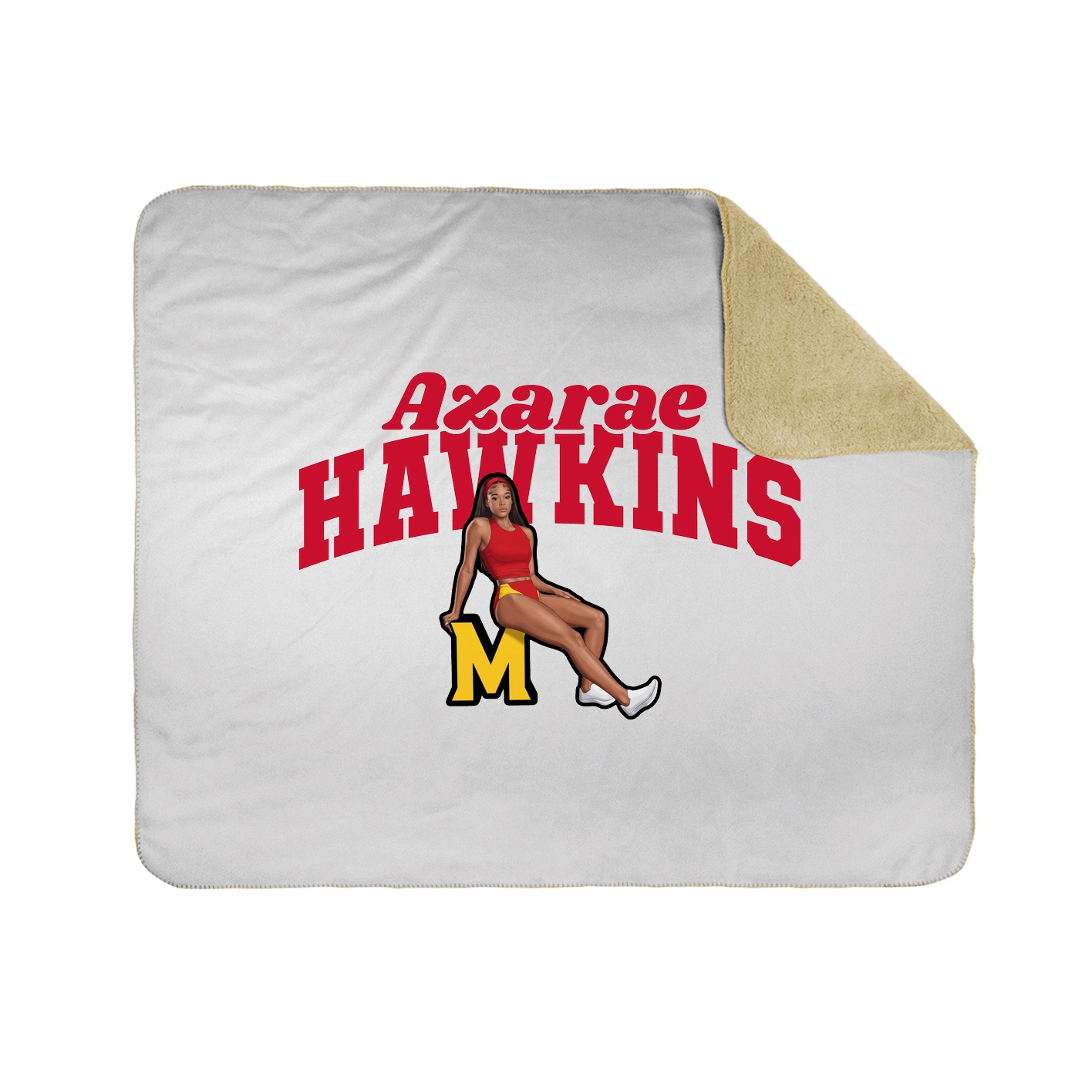 Throw Blanket — Signature Arch in White