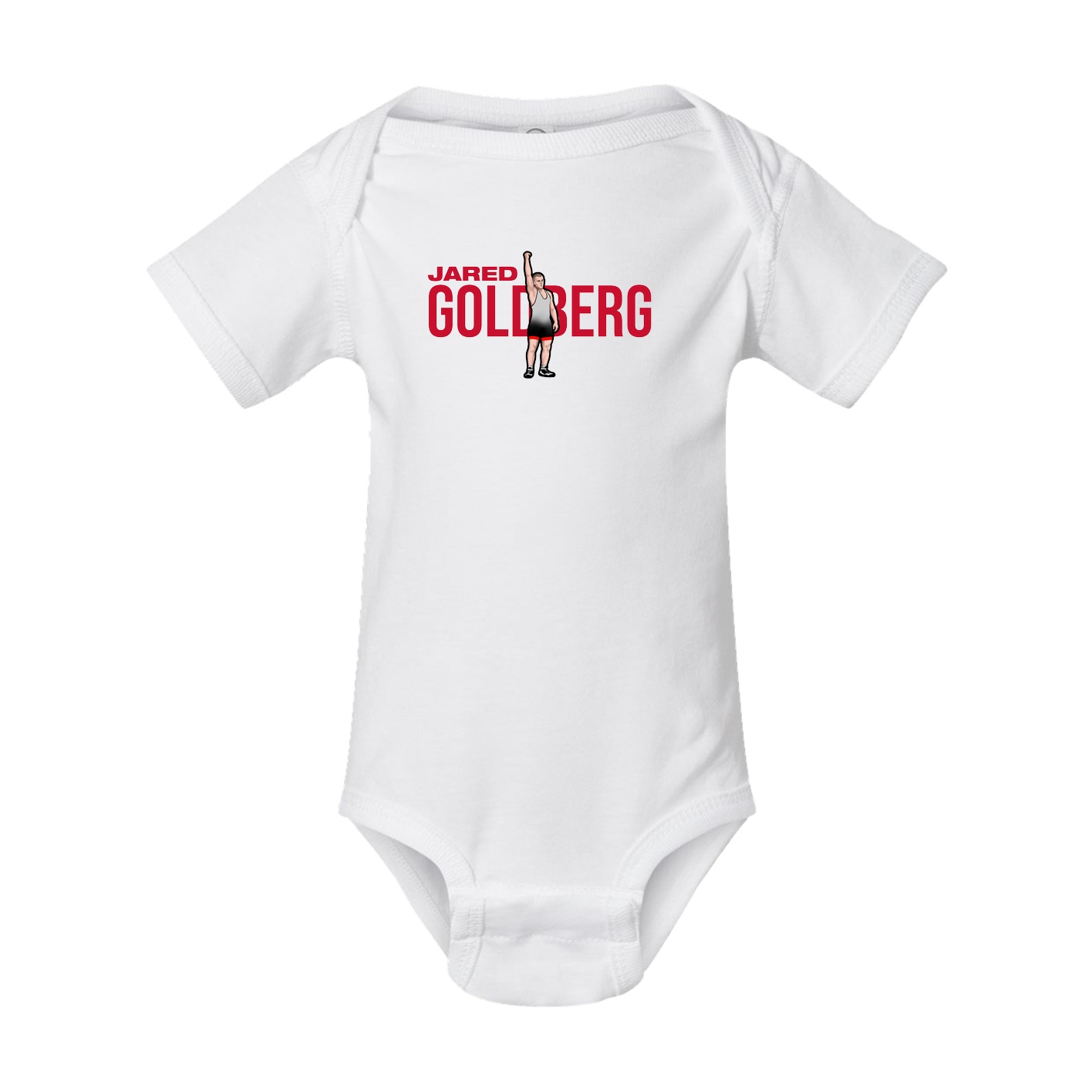 Baby Onesie — Player Name in White
