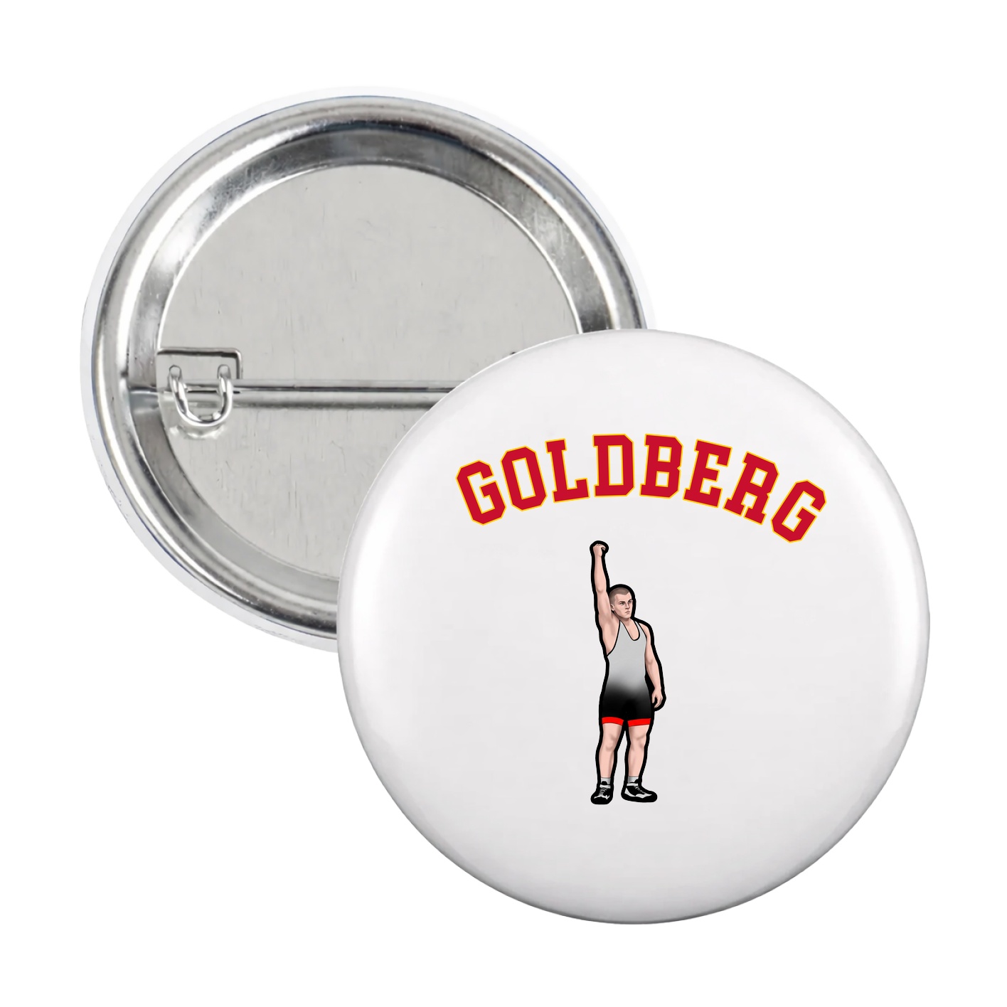 Game Day Button — Shirsey Arch in White