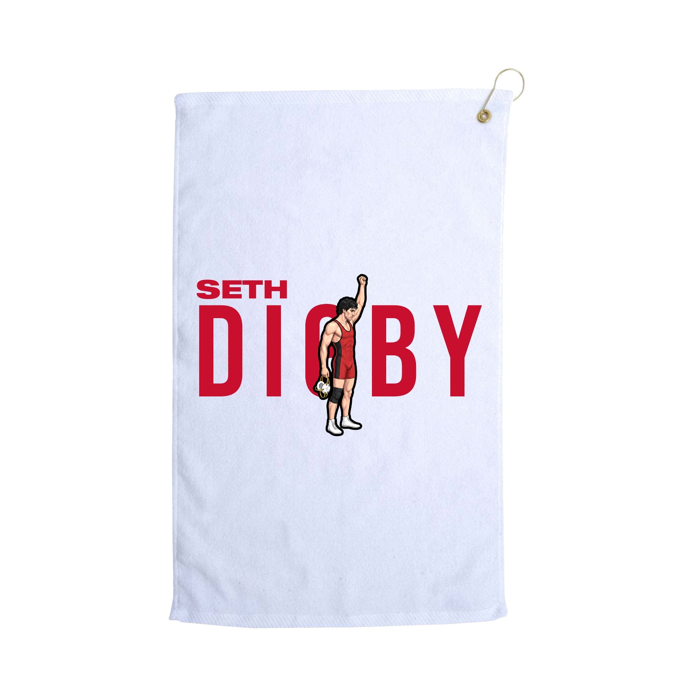 Golf Towel — Player Name in White