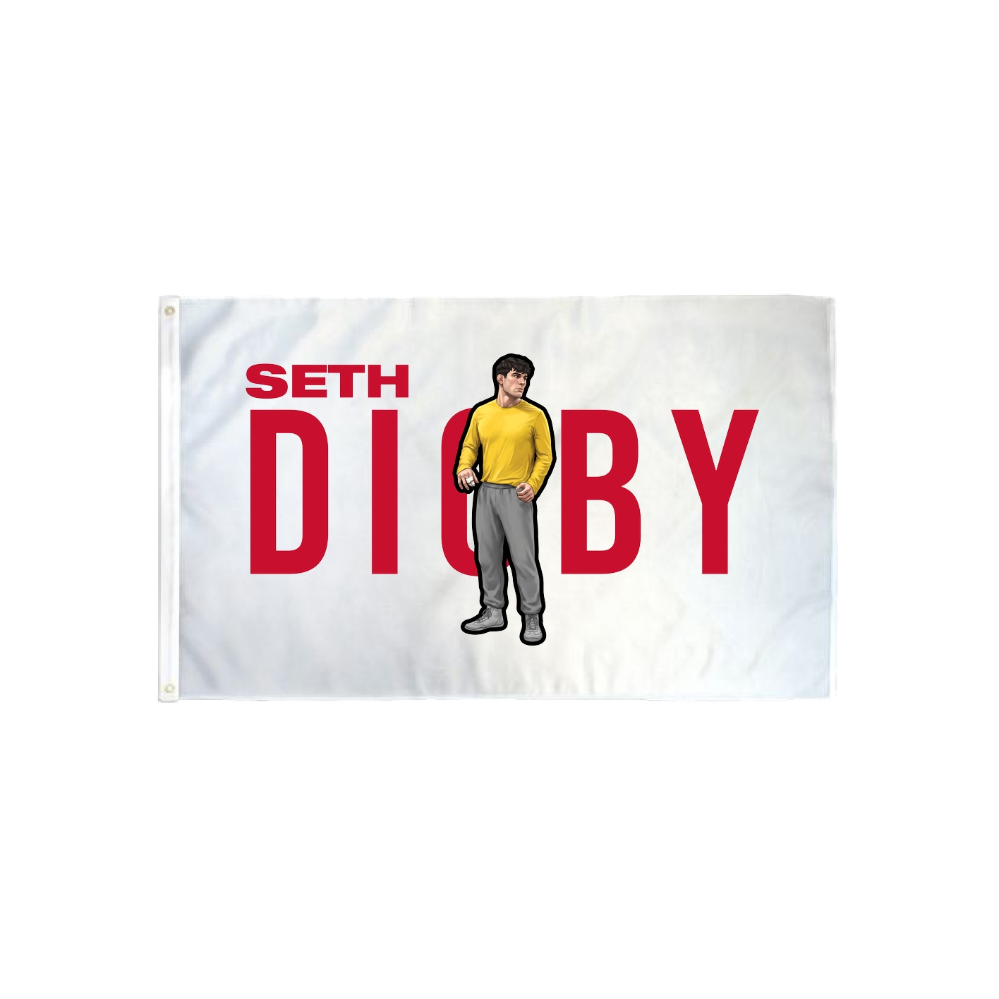 3x5 Flag — Player Name in Classic