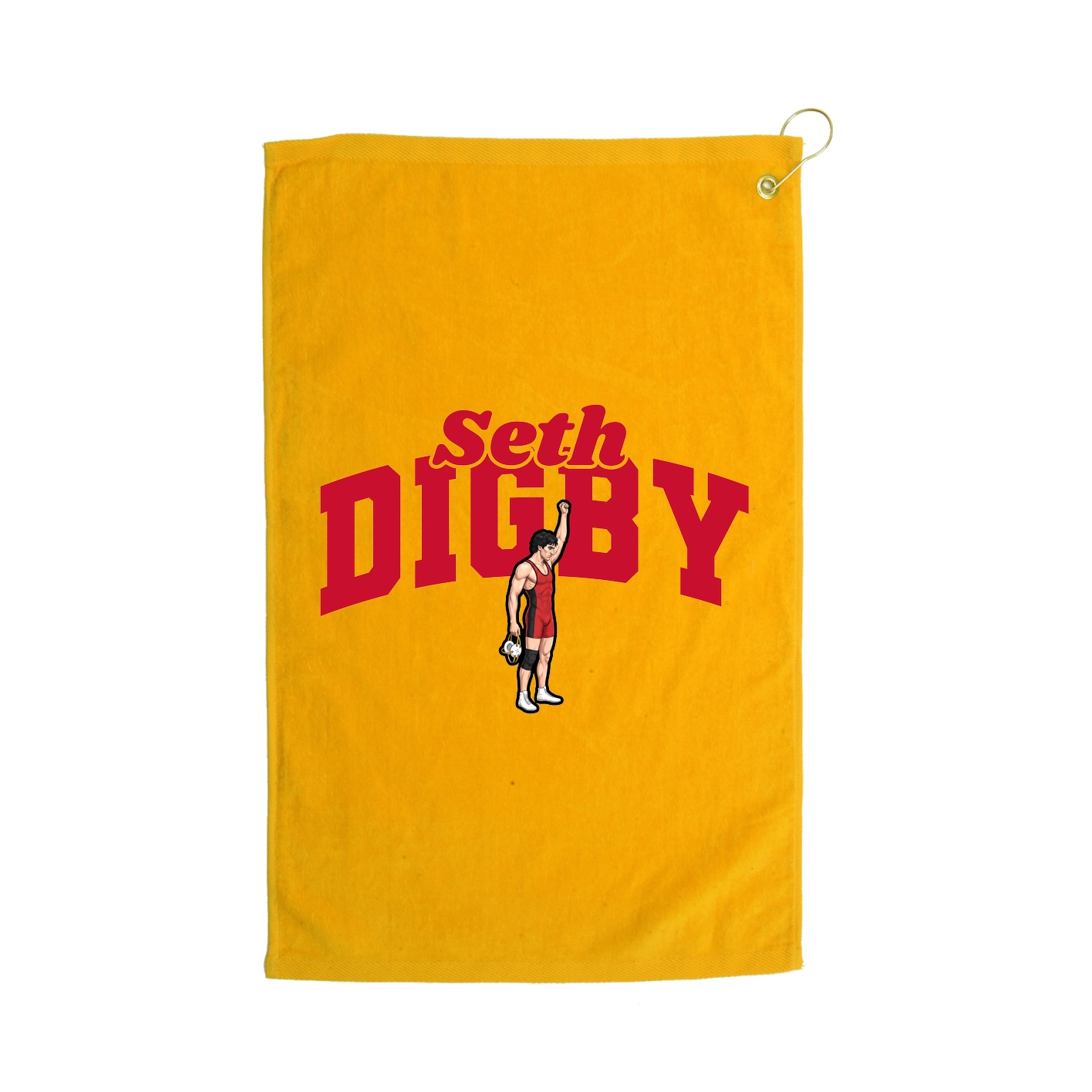 Golf Towel — Signature Arch in Gold