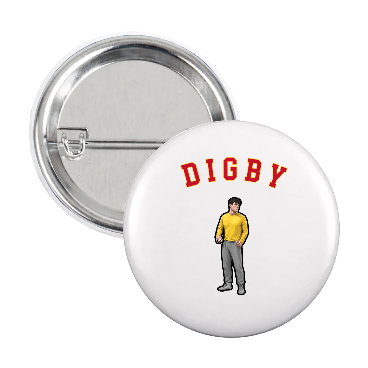Game Day Button — Shirsey Arch in White