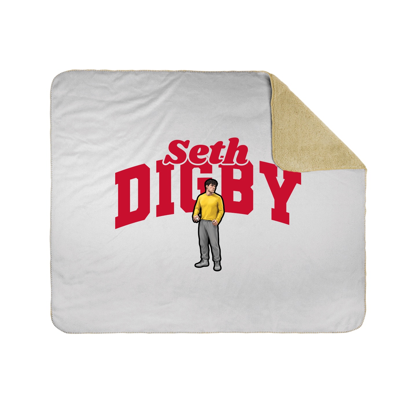 Throw Blanket — Signature Arch in White