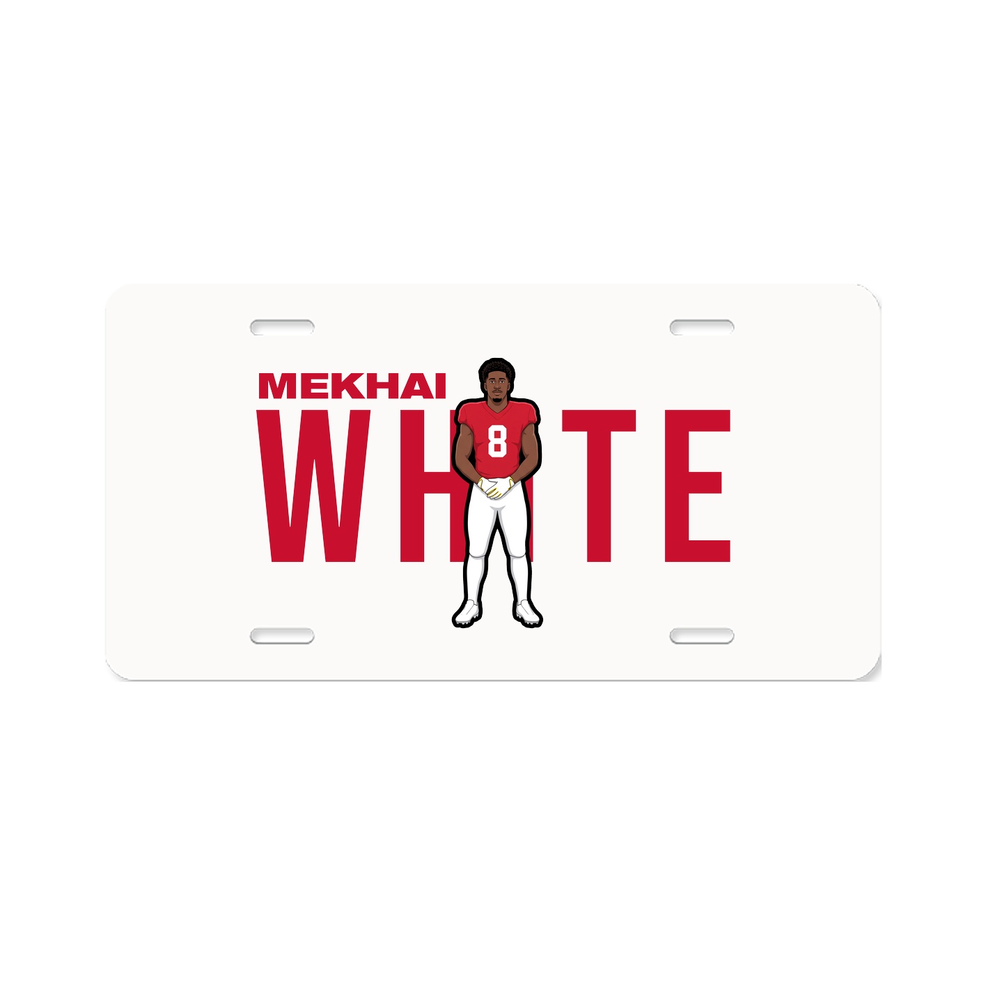 License Plate — Player Name in Classic