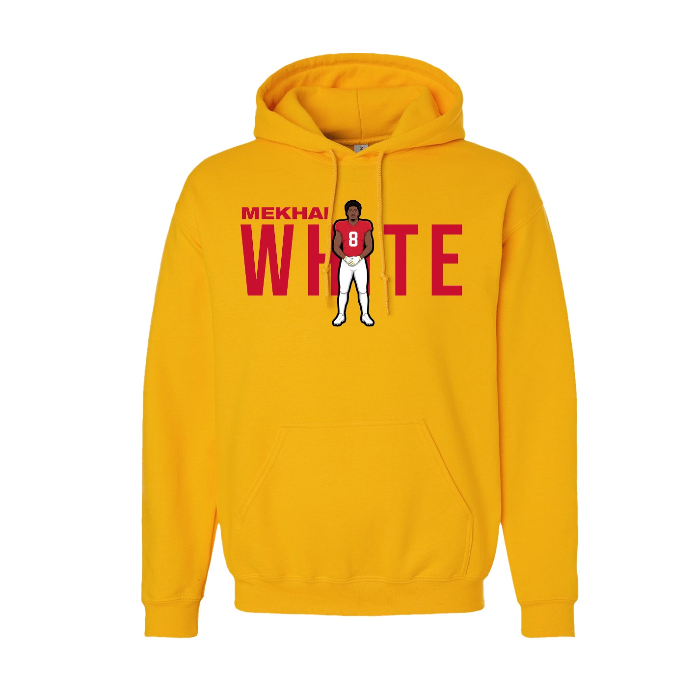 Youth Hoodie — Player Name in Gold
