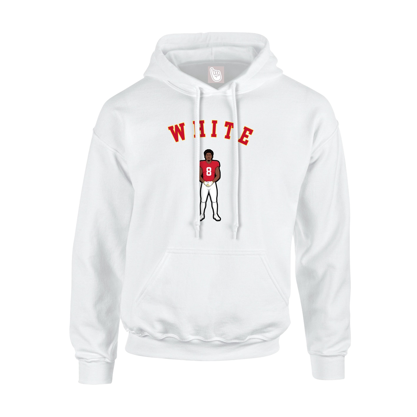 Hoodie — Shirsey Arch in White
