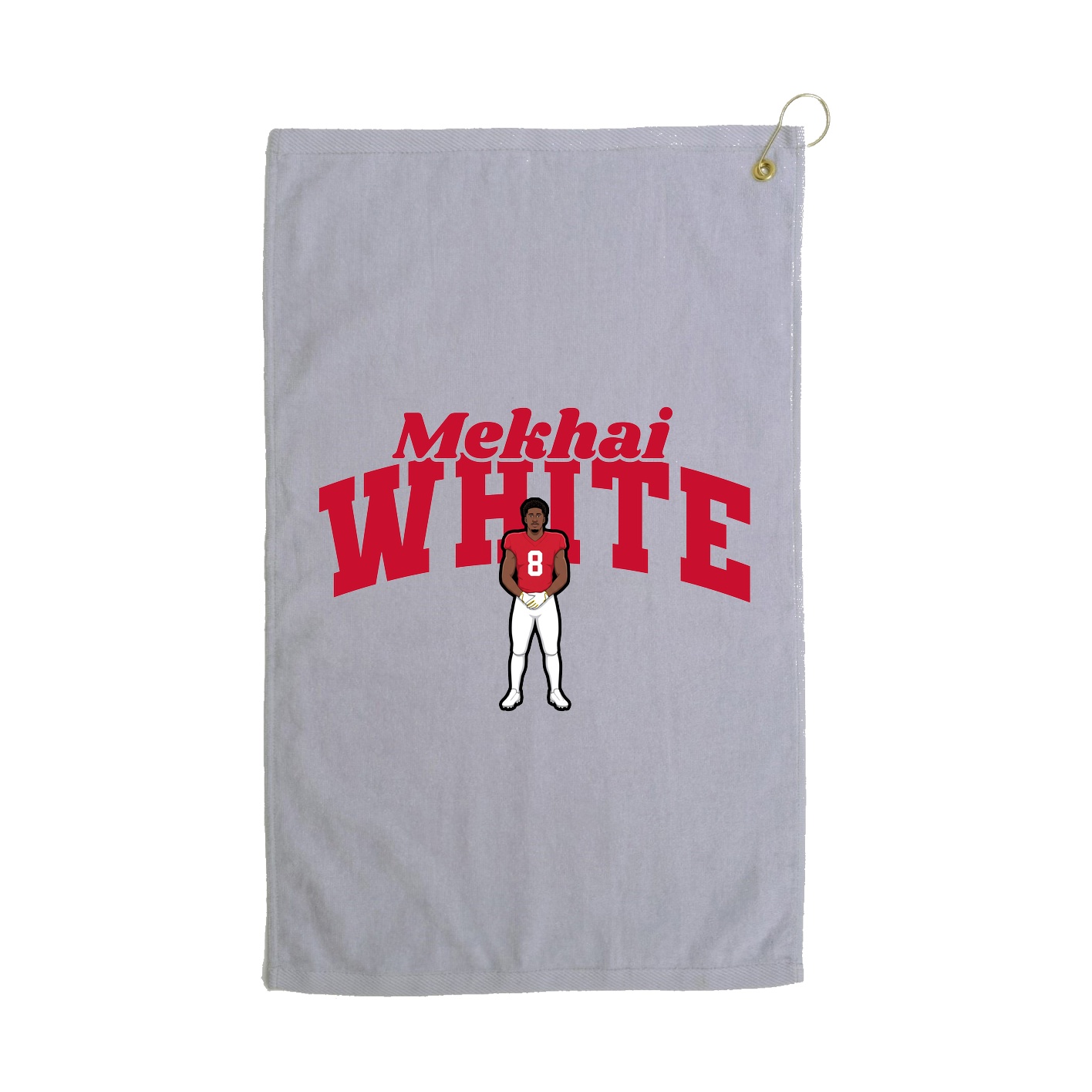 Golf Towel — Signature Arch in Grey