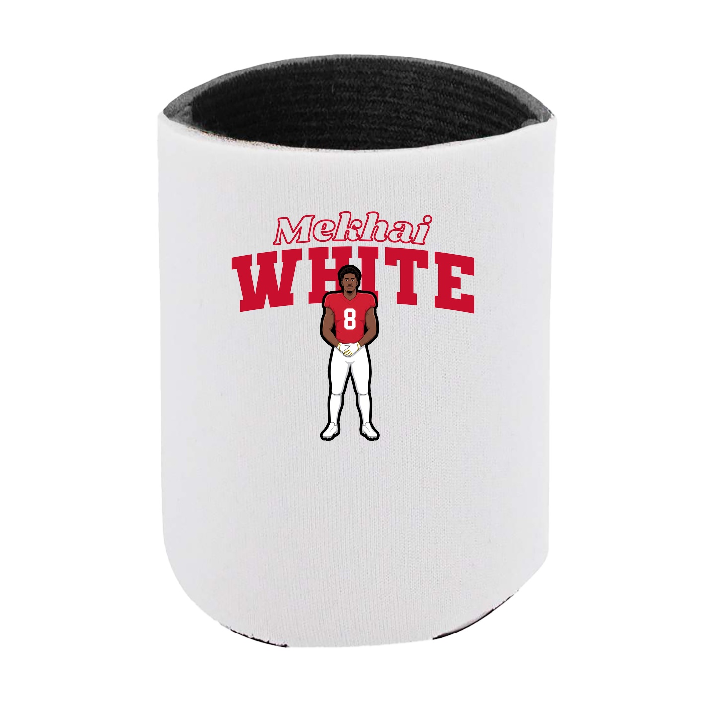Can Holder — Name Arch in White