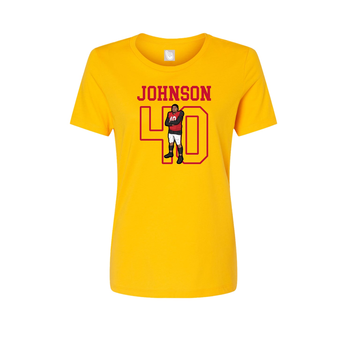 Fitted Women's Tee — Shirsey in Gold
