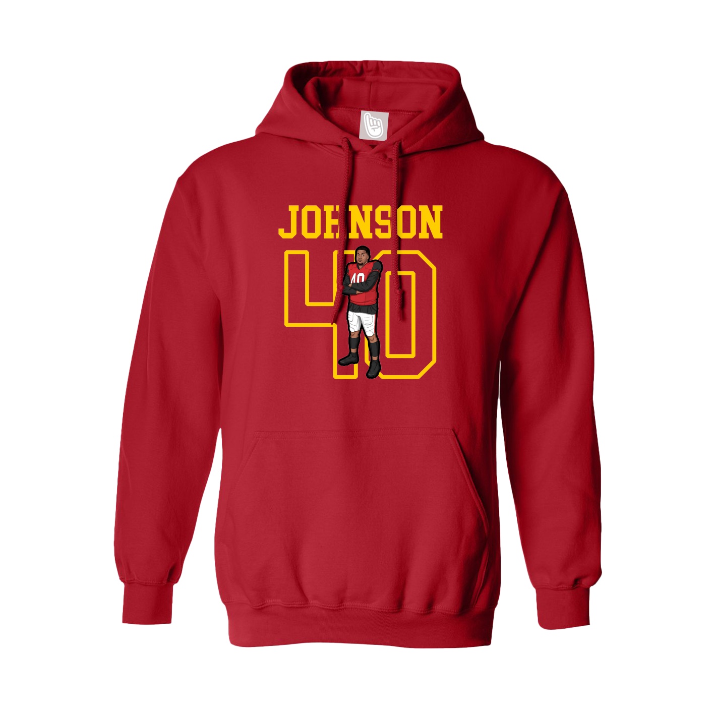 Hoodie — Shirsey in Red