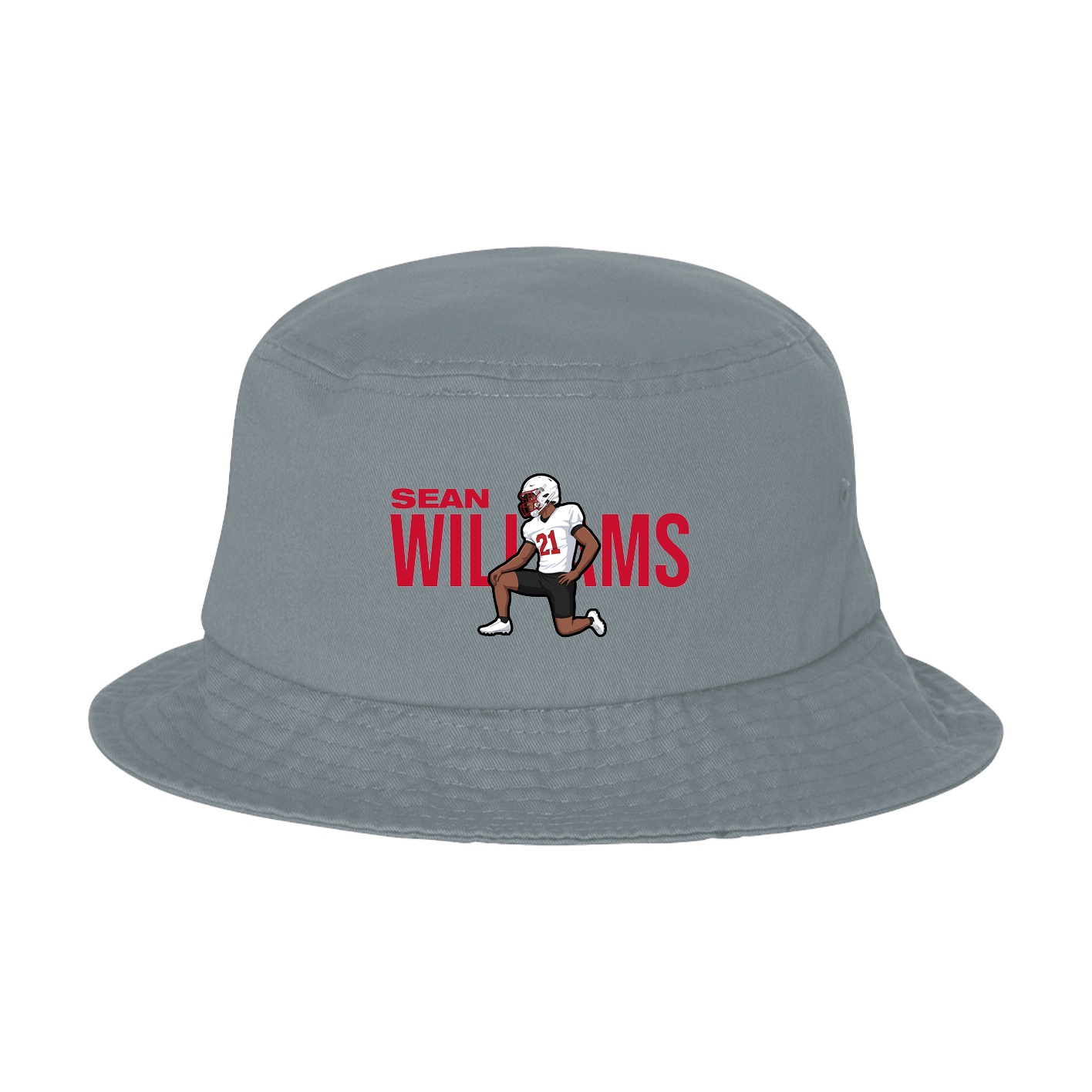 Bucket Cap — Player Name in Grey