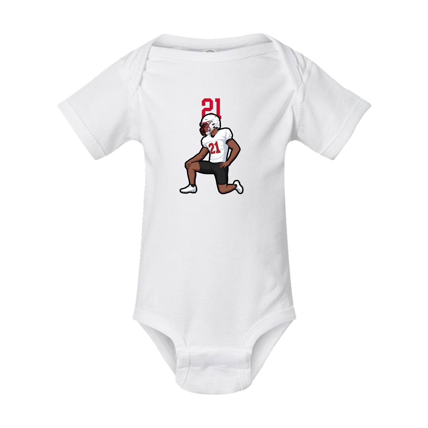 Baby Onesie — Number Top in White