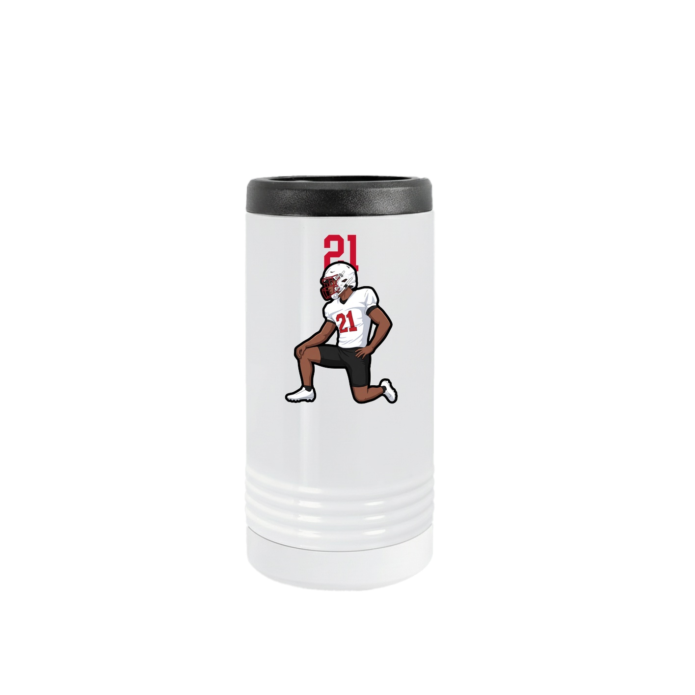 Slim Beverage Holder — Number Top in White