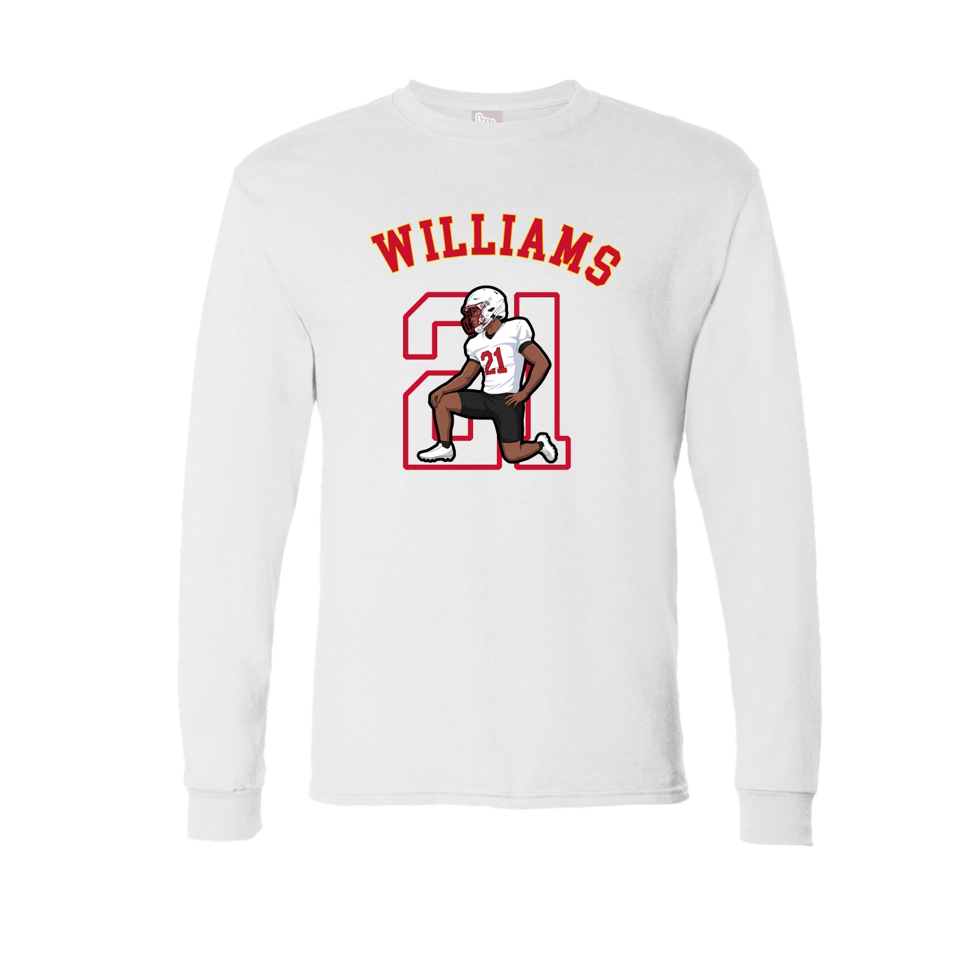 Long Sleeve Tee — Shirsey Arch in White