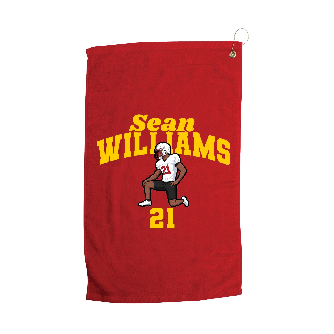 Golf Towel — Signature Arch in Red