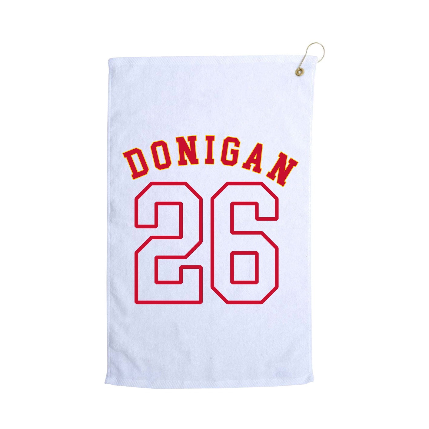 Golf Towel — Shirsey Arch in White