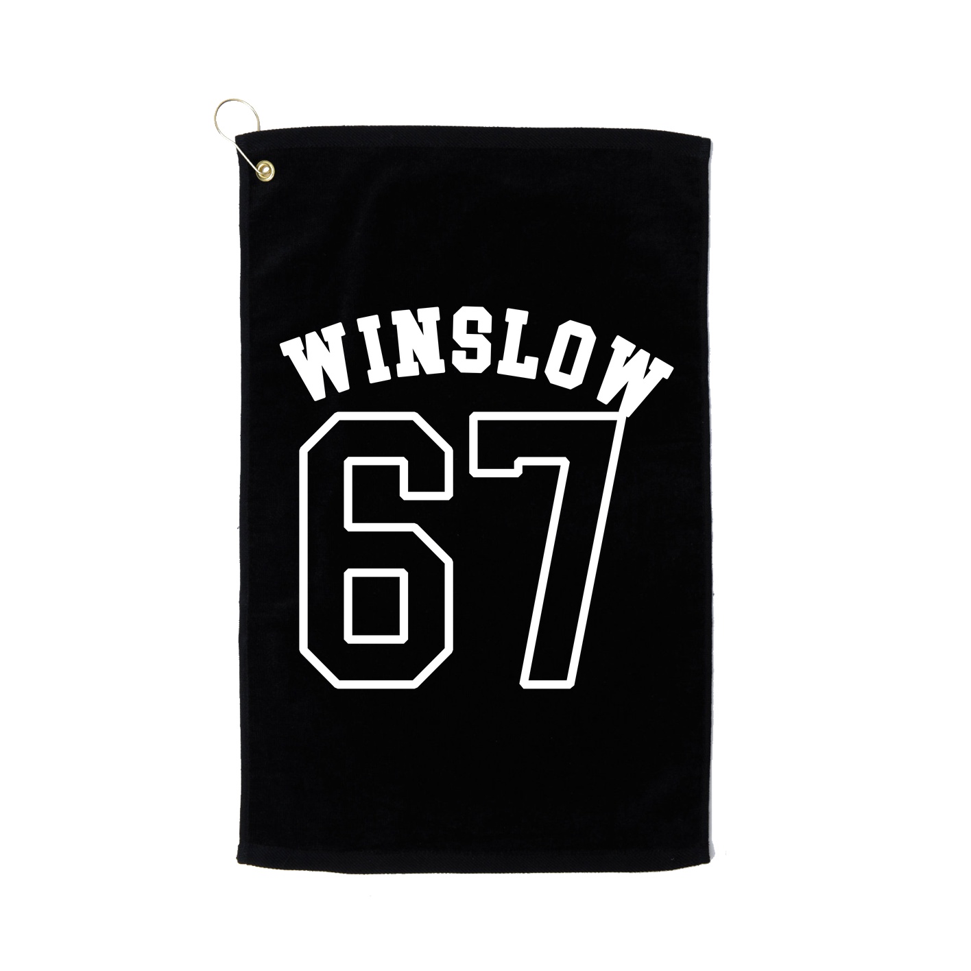 Golf Towel — Shirsey Arch in Black