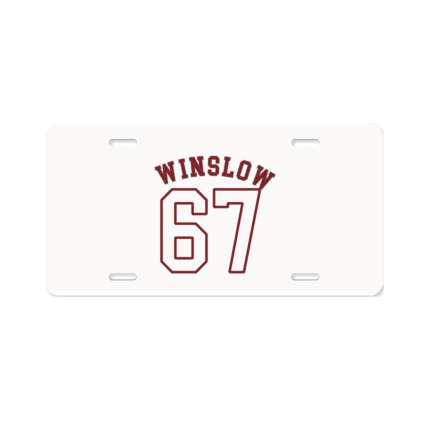 License Plate — Shirsey Arch in Classic
