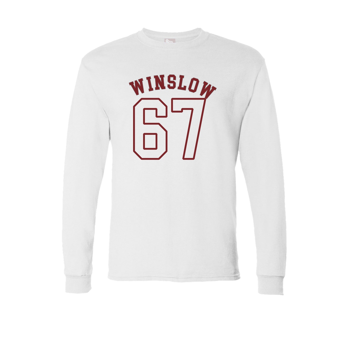 Long Sleeve Tee — Shirsey Arch in White
