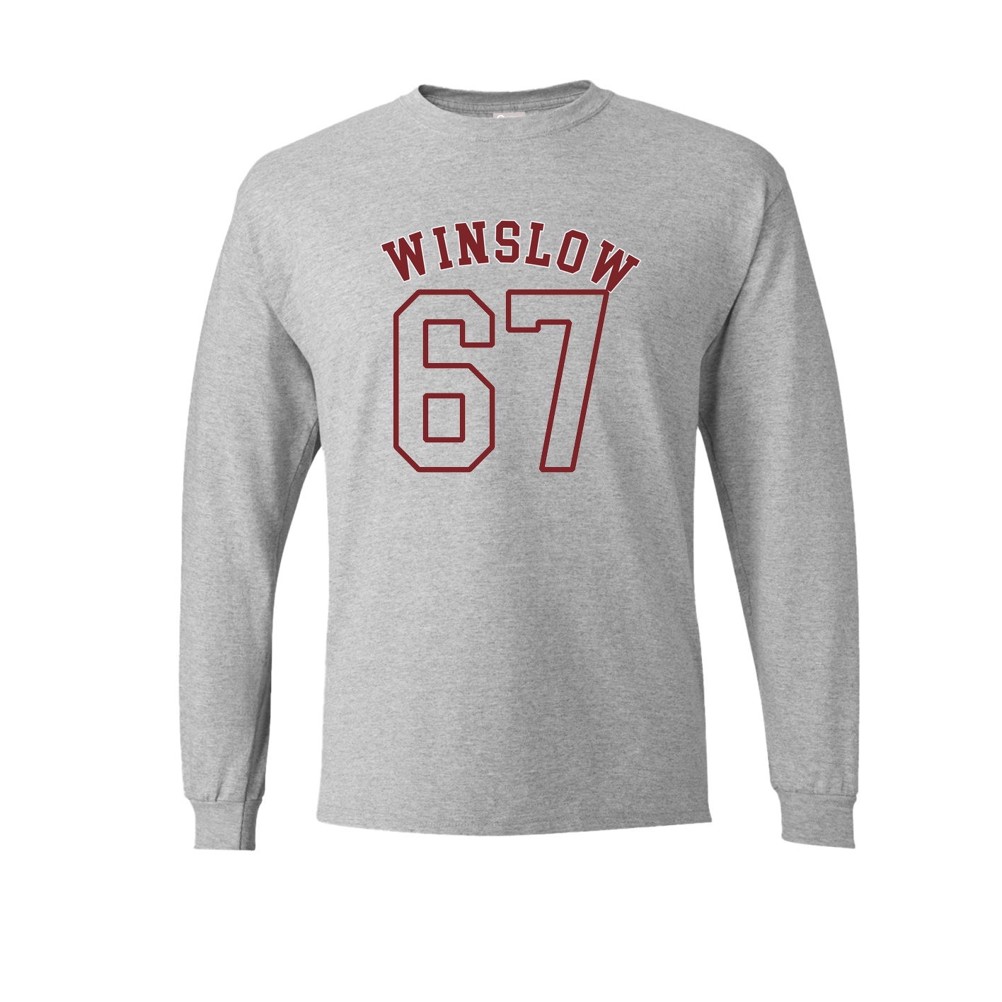 Long Sleeve Tee — Shirsey Arch in Grey