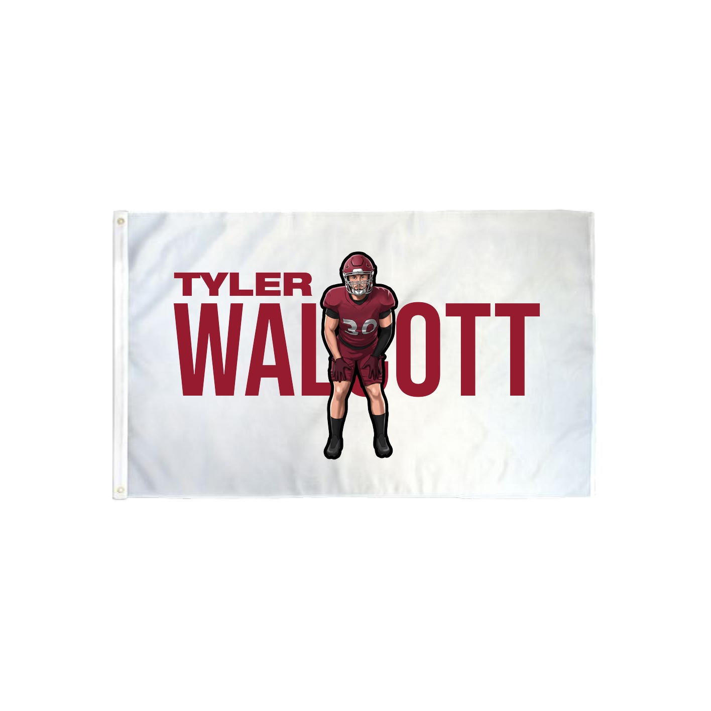 3x5 Flag — Player Name in Classic