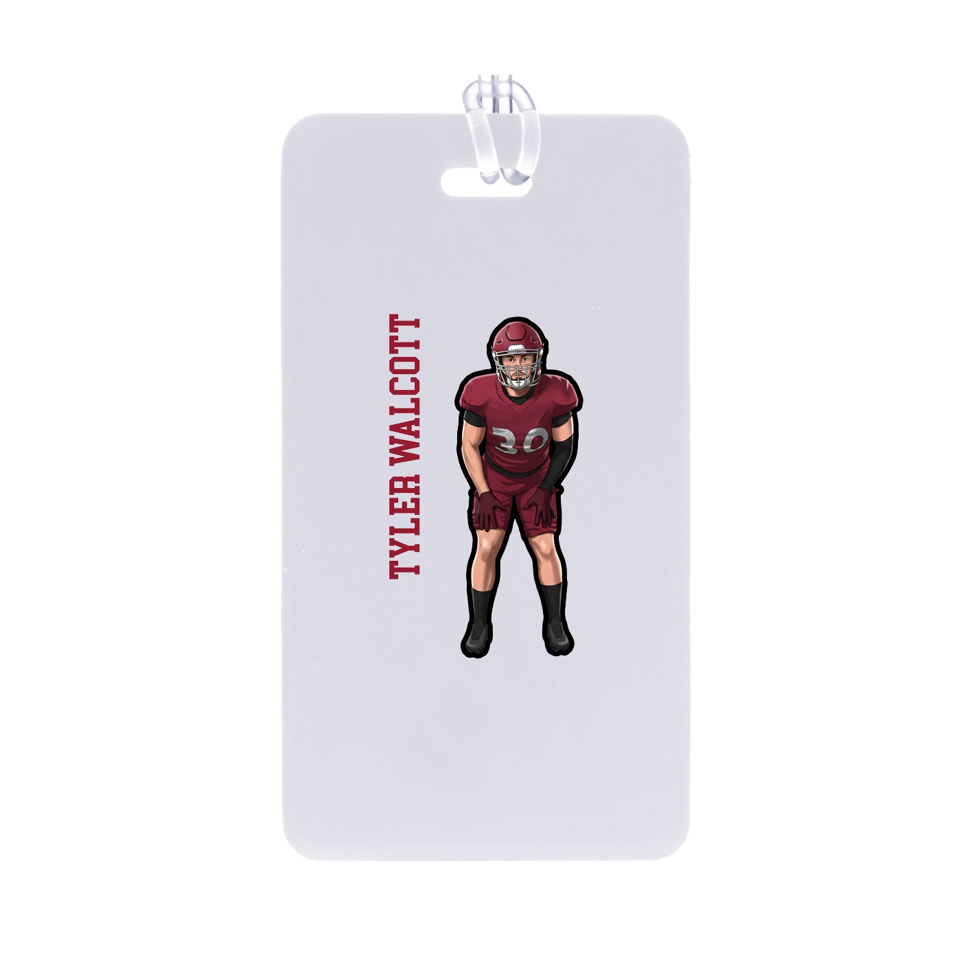 Bag Tag — Name Vertical in Classic