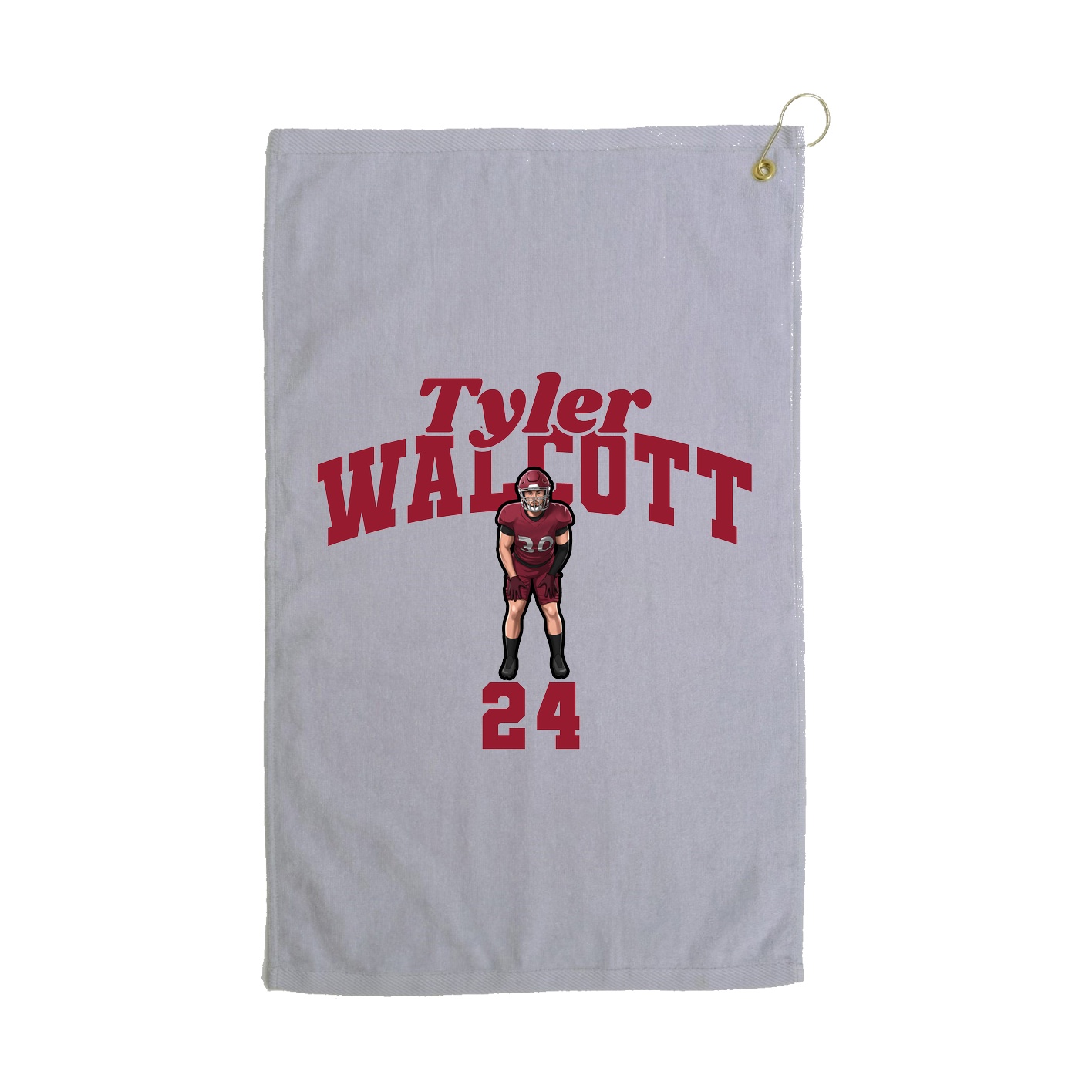 Golf Towel — Signature Arch in Grey