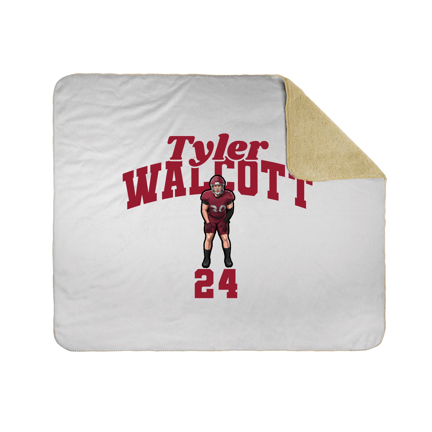 Throw Blanket — Signature Arch in White