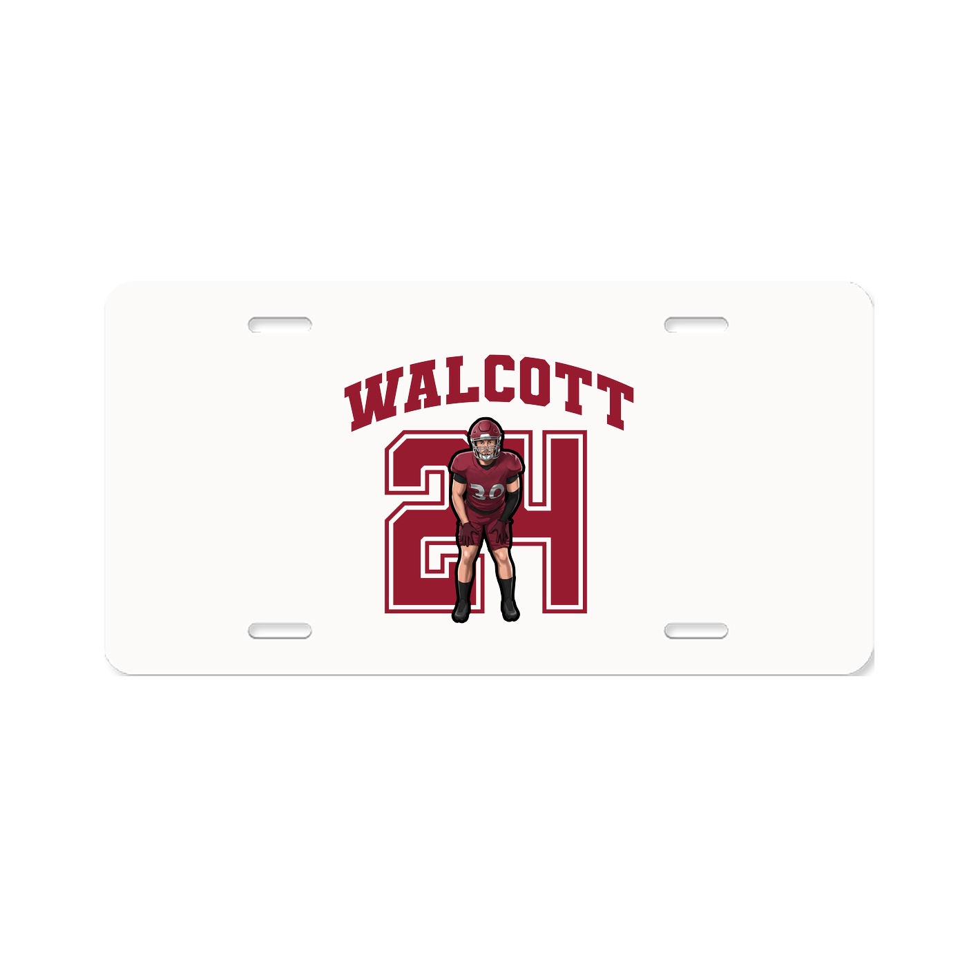License Plate — Number in Classic