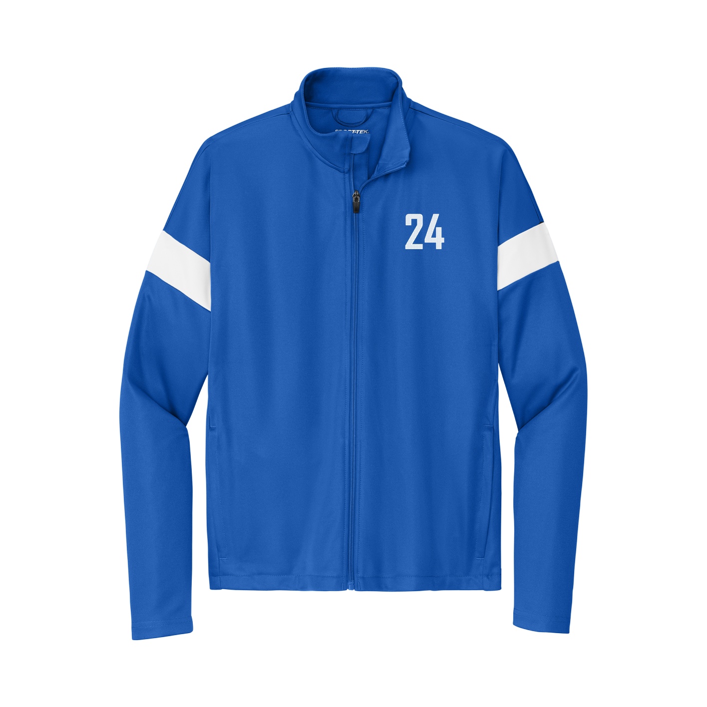 Team Travel Full-Zip Jacket — Front Shirsy in Royal/White
