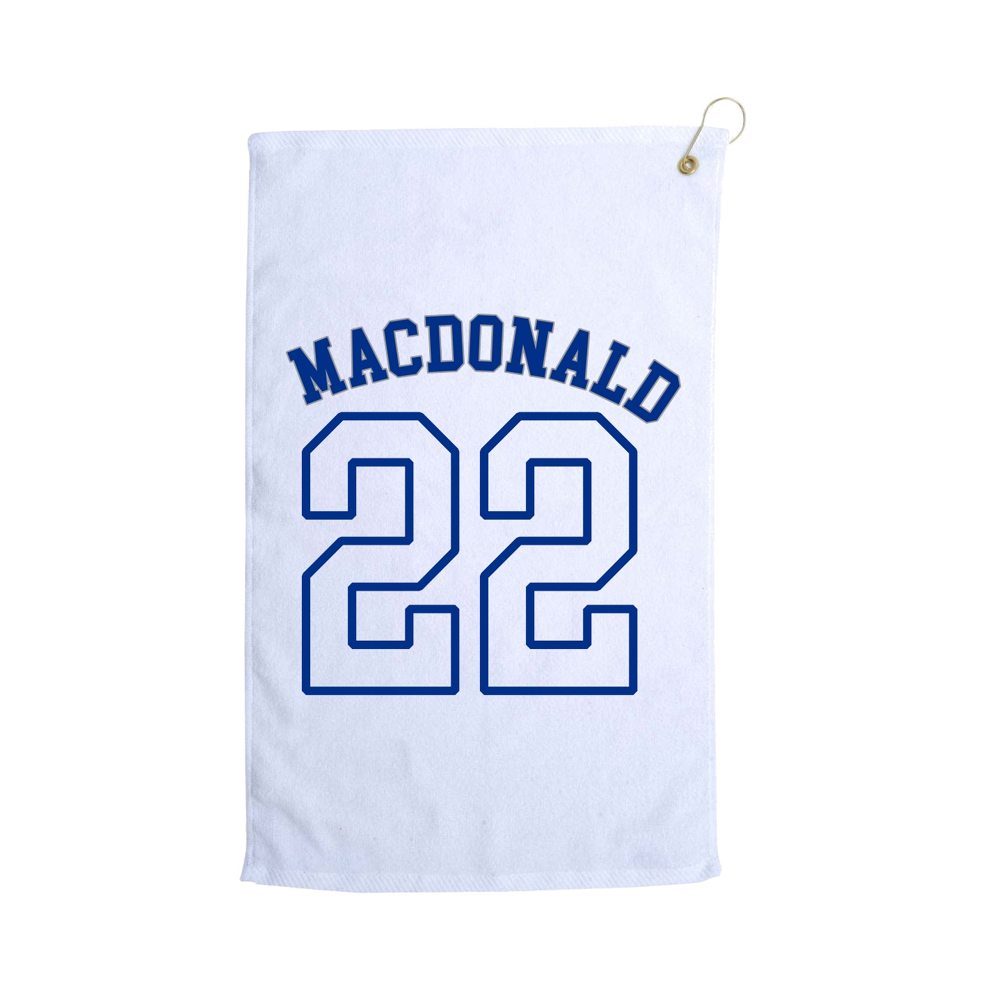 Golf Towel — Shirsey Arch in White