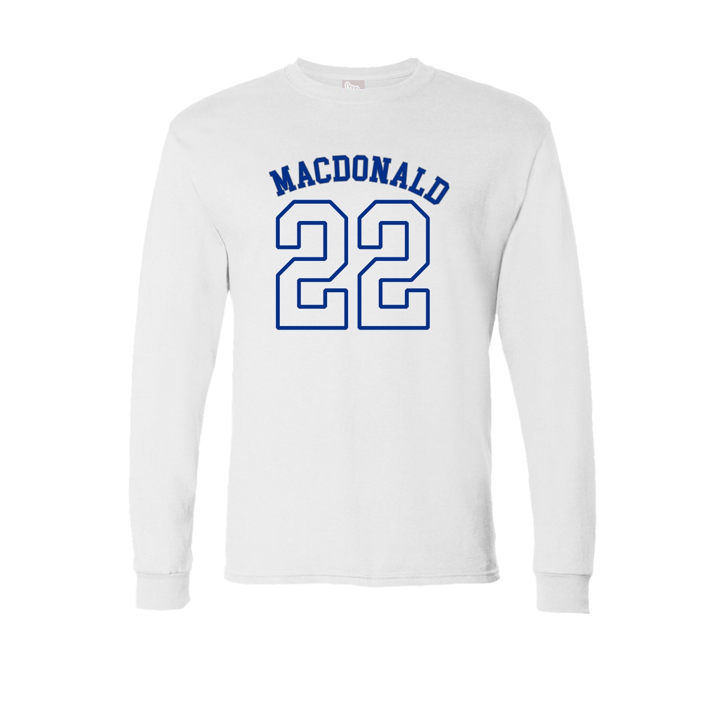Long Sleeve Tee — Shirsey Arch in White
