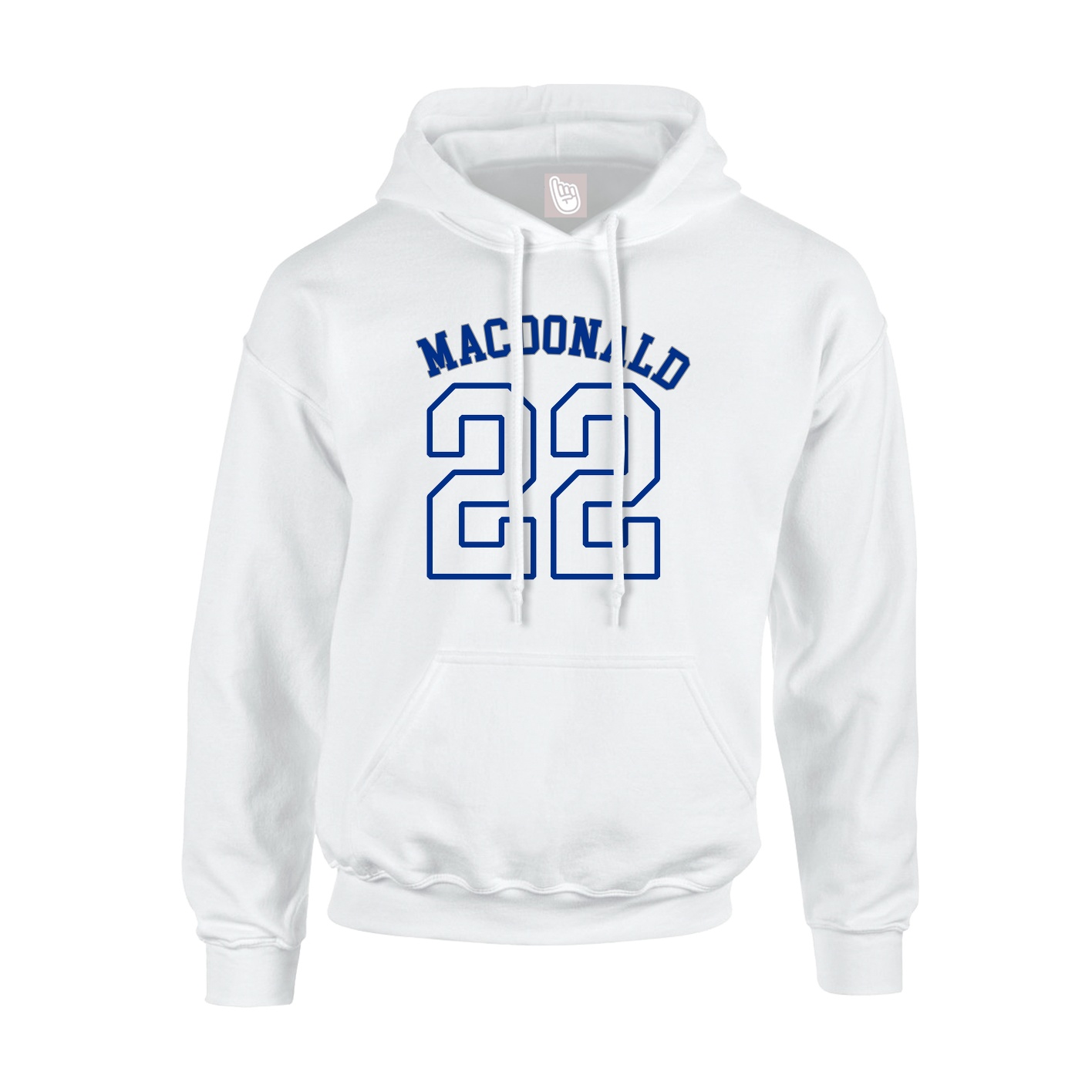 Hoodie — Shirsey Arch in White