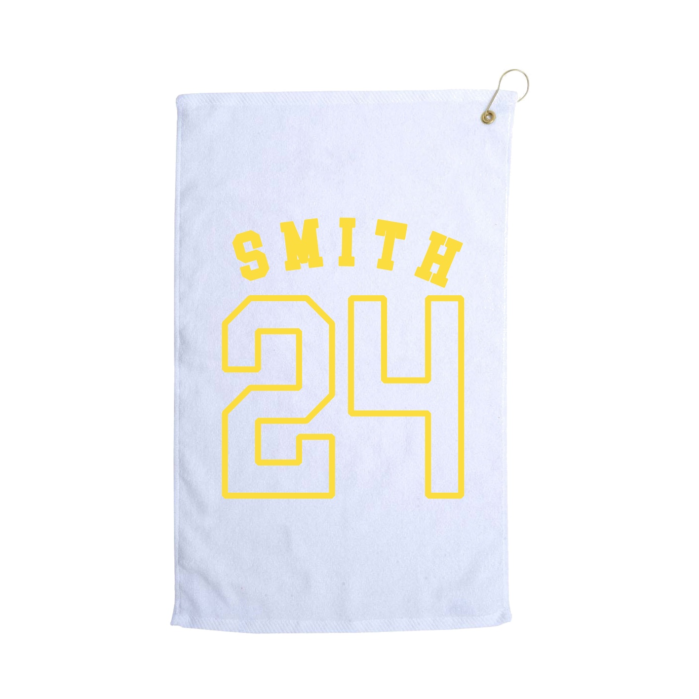 Golf Towel — Shirsey Arch in White
