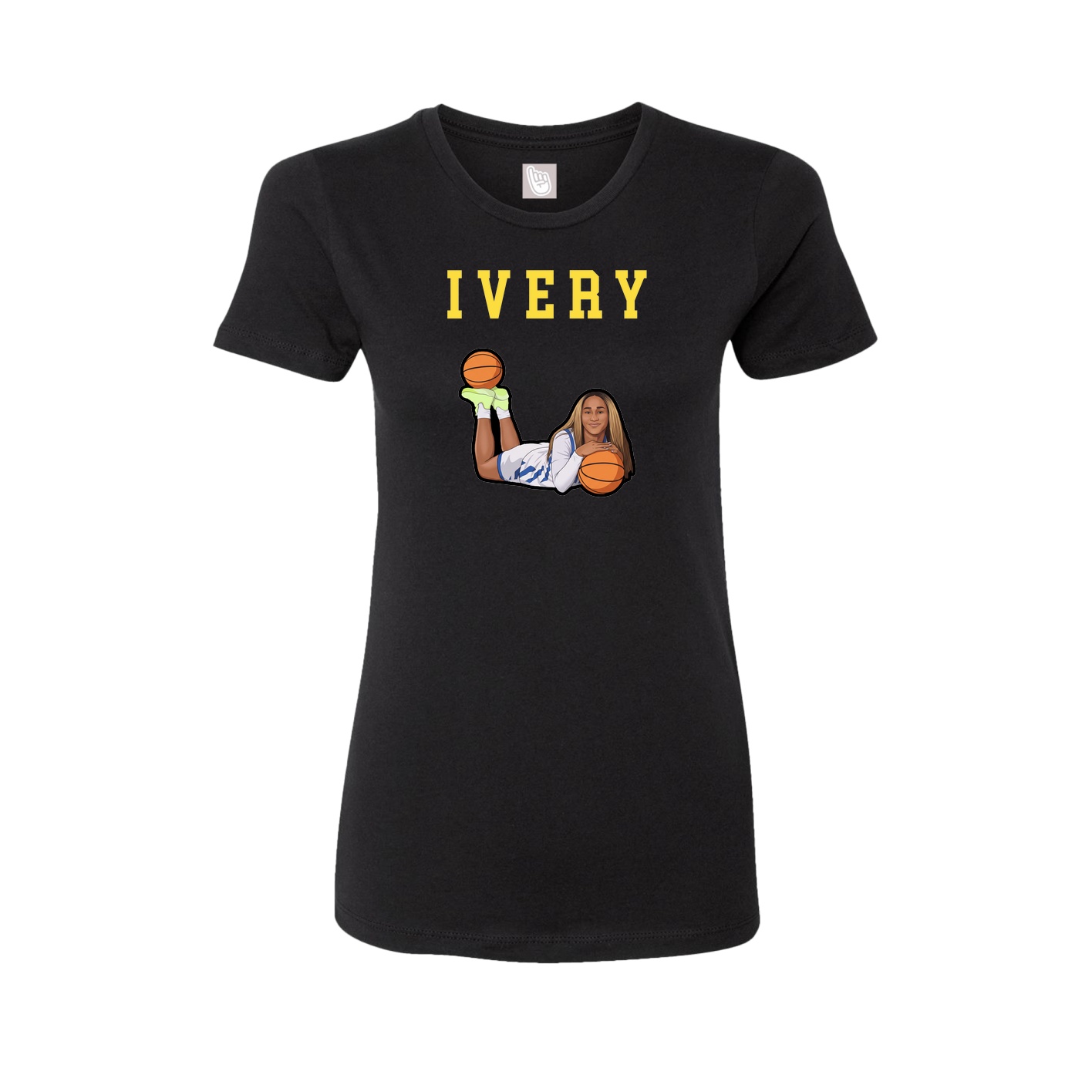 Fitted Women's Tee — Shirsey in Black
