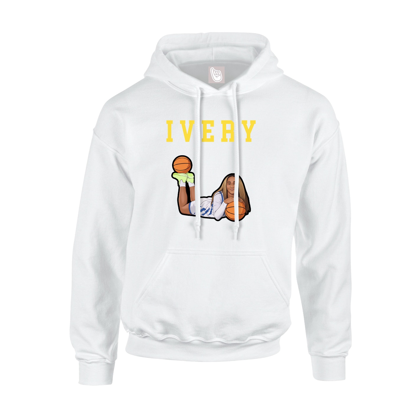 Hoodie — Shirsey in White