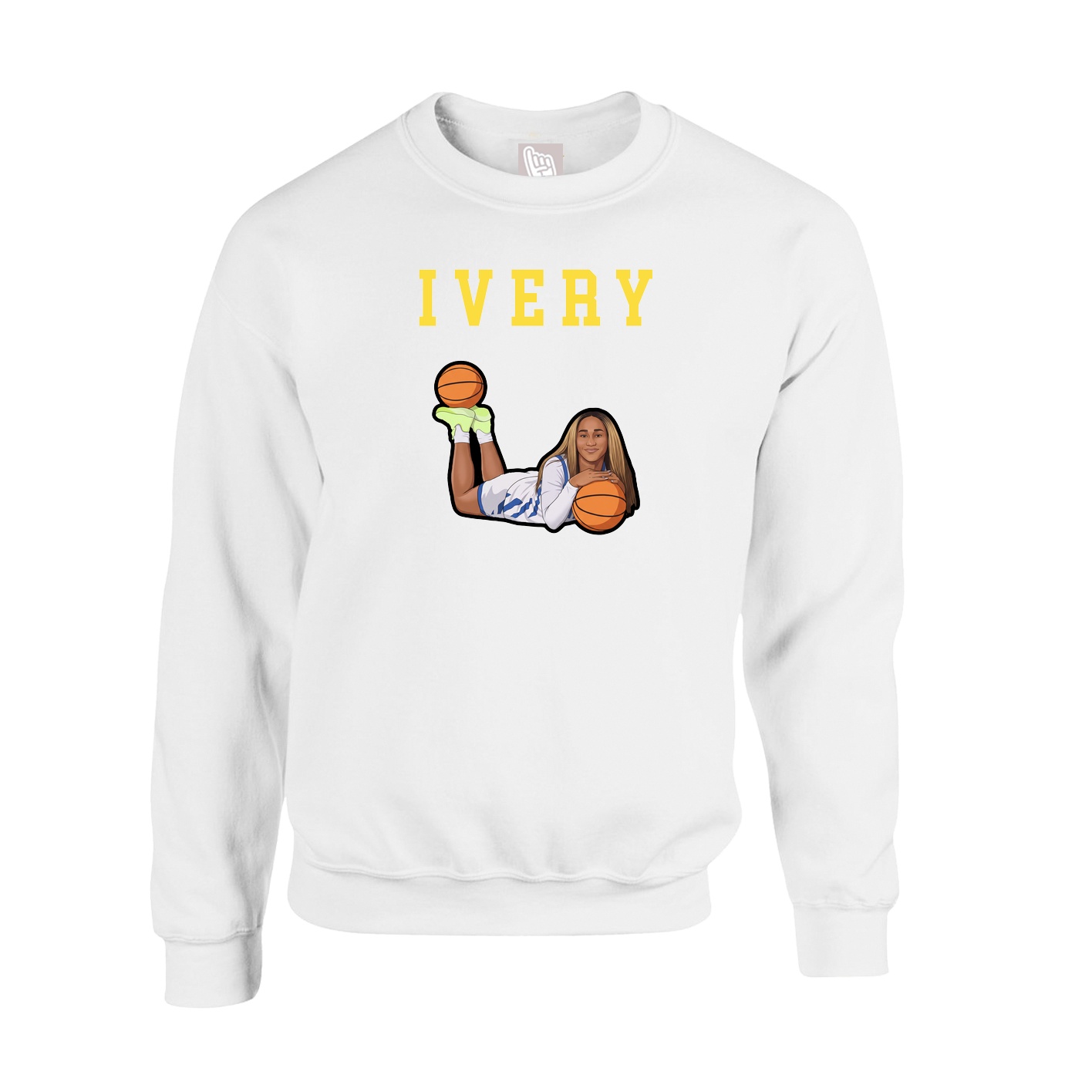 Fleece Crew — Shirsey in White
