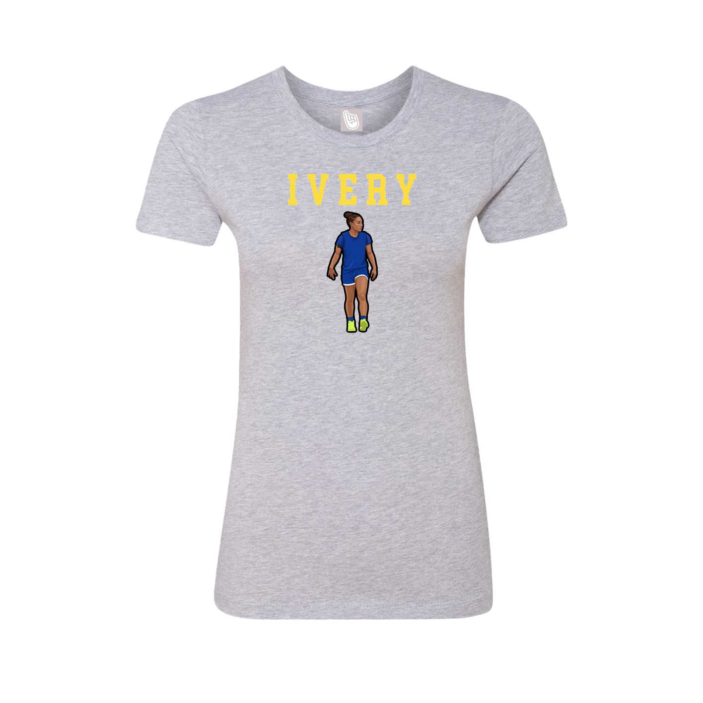 Fitted Women's Tee — Shirsey in Grey