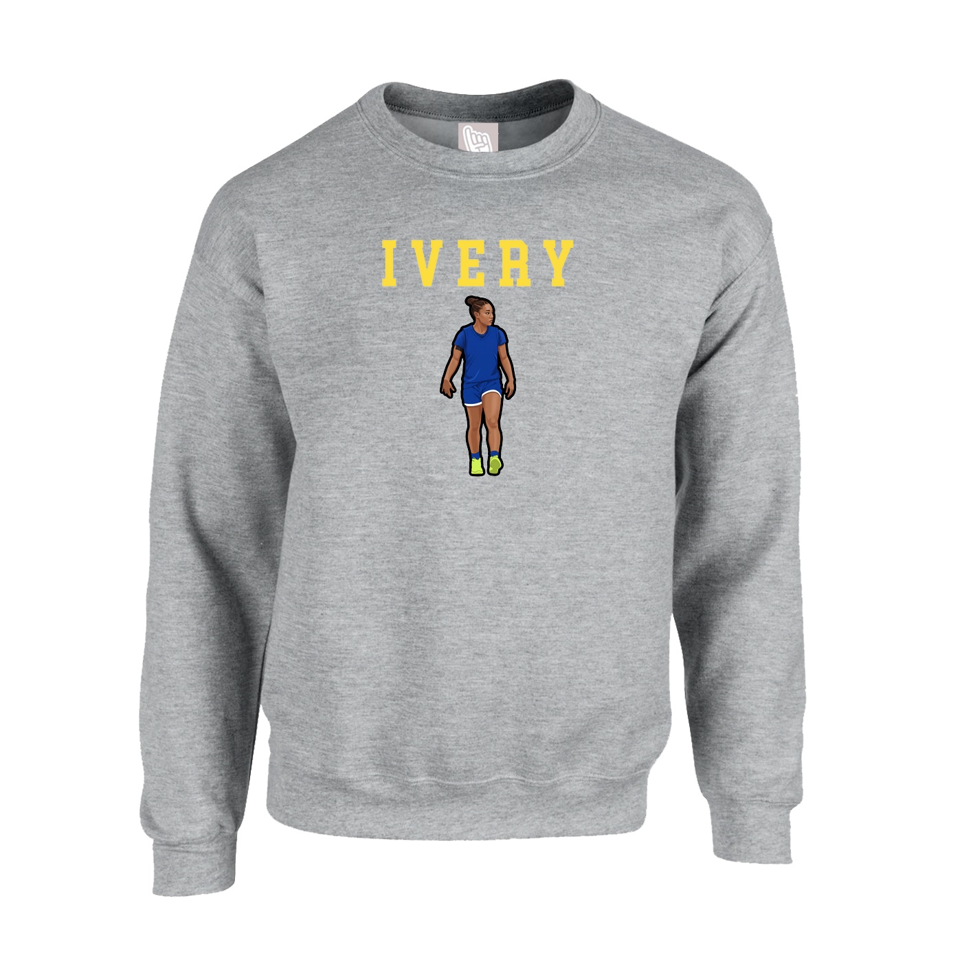 Fleece Crew — Shirsey in Grey